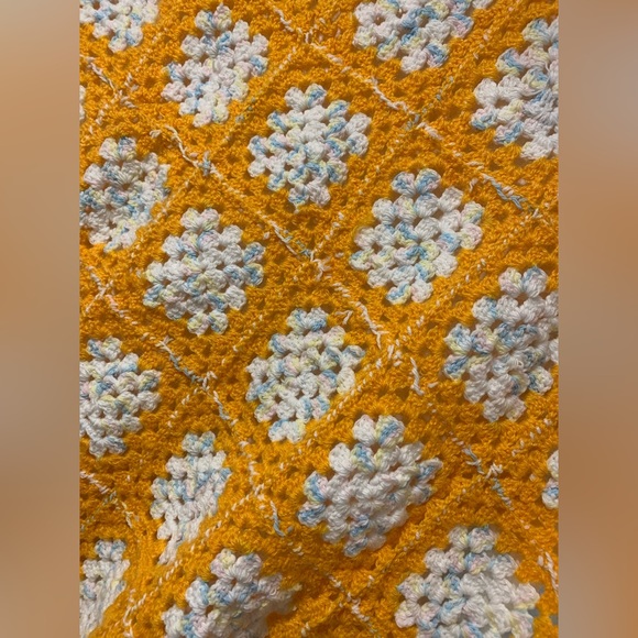 Boho afghan crochet blanket throw - Picture 2 of 4